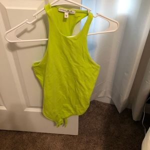 Express one eleven neon body suit